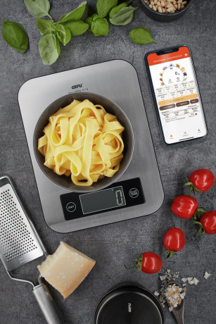 GEFU GEFU Bluetooth Kucchenwaage SCORE silber Кухонные весы GEFU SCORE с Bluetooth