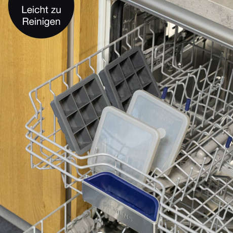 Moritz & Moritz Moritz & Moritz Eiswucrfelform eckig 2 er Set  grau Набор квадратных форм для кубиков льда Moritz &amp; Moritz, 2 шт.