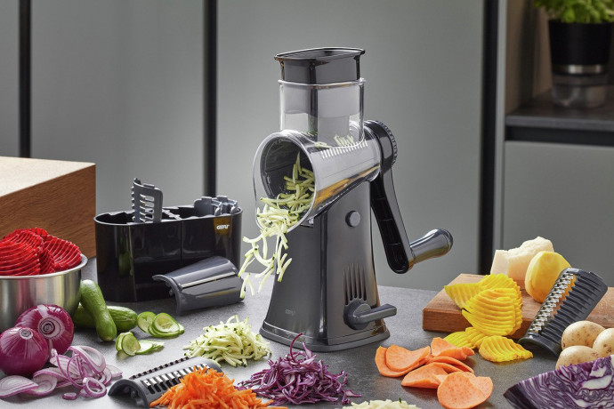 GEFU GEFU Trommelreibe CLICK schwarz Барабанная терка GEFU CLICK