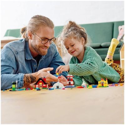 LEGO LEGO Classic 11008 LEGO Bausteine - bunte Hauser LEGO Classic 11008 LEGO Building Blocks — Разноцветные домики