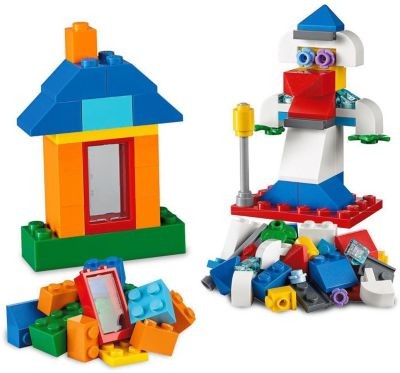LEGO LEGO Classic 11008 LEGO Bausteine - bunte Hauser LEGO Classic 11008 LEGO Building Blocks — Разноцветные домики