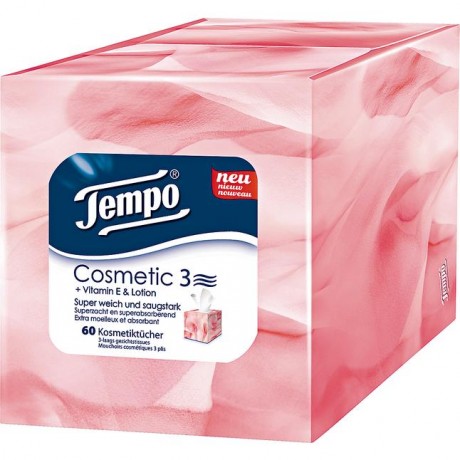 Tempo Cosmetic Kosmetiktucher Косметические салфетки трехслойные 60 шт.