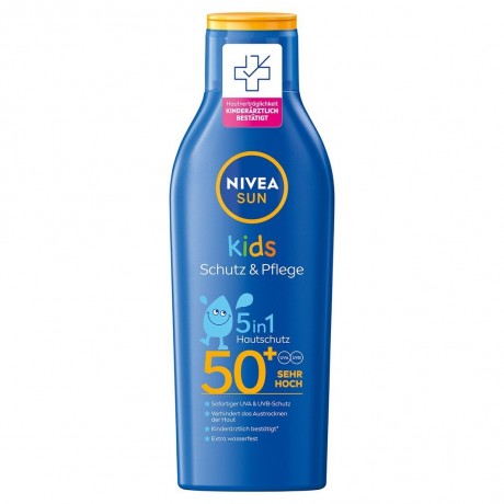 Nivea Kids Schutz & Pflege Sonnenmilch  Солнцезащитное молочко для защиты и ухода за детьми