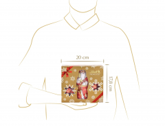 Lindt Weihnachtsmann Geschenkbox 450g Подарочный набор с фигуркой Деда Мороза  и шариками альпийского молочного шоколада, 450 грамм