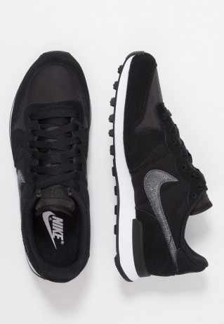 Nike Sportswear INTERNATIONALIST Sneaker low black/dark grey INTERNATIONALIST Низкие кроссовки женские черный/темно-серый