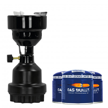 Roland Germany Roland Germany Gaskocher 1 36 Campinggas Butan/Propangas Stechkartusche a 190 g, hohe Reinheit  Газовая плита Roland Germany 1–36, газовый баллон для кемпинга, бутан/пропан, 190 г, высокой чистоты