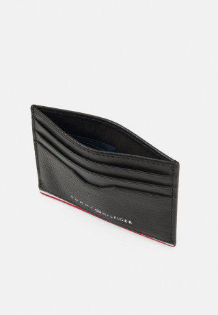 Tommy Hilfiger CORPORATE HOLDER UNISEX Wallet black КОРПОРАТИВНЫЙ ДЕРЖАТЕЛЬ УНИСЕКС Бумажник черный
