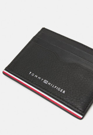 Tommy Hilfiger CORPORATE HOLDER UNISEX Wallet black КОРПОРАТИВНЫЙ ДЕРЖАТЕЛЬ УНИСЕКС Бумажник черный