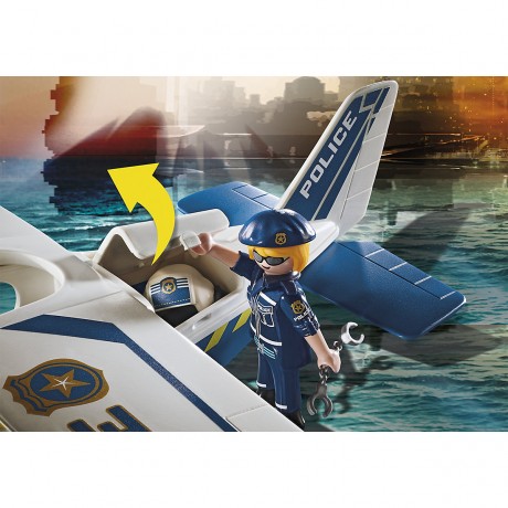PLAYMOBIL PLAYMOBIL 70779 Polizei-Wasserflugzeug: Schmuggler-Verfolgung PLAYMOBIL 70779 Полицейский гидросамолет: погоня за контрабандистом