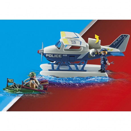 PLAYMOBIL PLAYMOBIL 70779 Polizei-Wasserflugzeug: Schmuggler-Verfolgung PLAYMOBIL 70779 Полицейский гидросамолет: погоня за контрабандистом