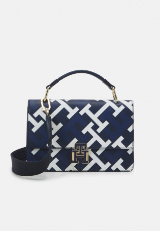 Tommy Hilfiger PUSHLOCK CROSSOVER MON Across body bag space blue PUSHLOCK CROSSOVER MON Сумка через плечо космический синий