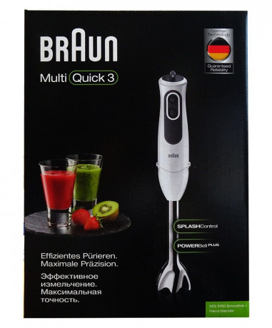 Braun Braun Stabmixer MQ 3100WH MultiQuick 3 Stabmixer  Погружной блендер Braun MQ 3100WH MultiQuick 3 Погружной блендер