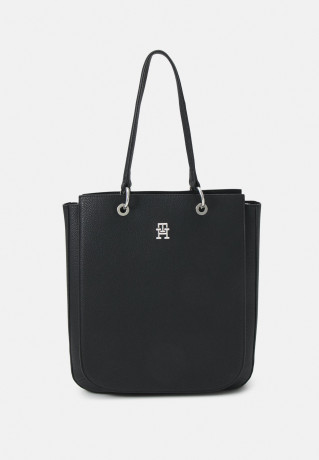 Tommy Hilfiger EMBLEM WORK TOTE Tote bag black EMBLEM WORK TOTE Сумка-тоут черный