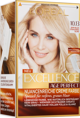 Excellence Краска для волос Age Perfect Sehr helles strahlendes Blond 10.13