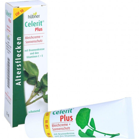 Hubner Naturarzneimittel CELERIT Plus Lichtschutzfaktor Bleichcreme CELERIT Plus отбеливающий крем с солнцезащитным фактором