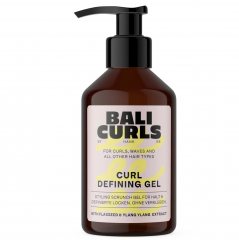 Bali Curls Daily Curl Routine set, Набор для кудрявых волос: шампунь + кондиционер + гель для кудрей, питание, увлажнение, 650 мл