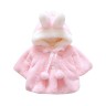 frler frler Hasenohren Mantel fur Baby Madchen Mantel fur Madchen frler кроличьи ушки Пальто для девочки Пальто для девочки