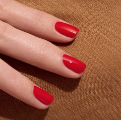 Manucurist Green Poppy Red  15ml, Лак для ногтей Poppy Red (Франция), 15мл, стойкое покрытие без сколов, безопасная растительная формула 9 Free