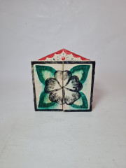 Композиция винтажная Retablos &quot;Магазин шляпок&quot;, гипс, ручная роспись, 16 x 8 x 17,5 см, Германия, 1960-70гг.