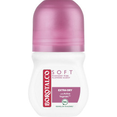 BOROTALCO Deo Roll-On Soft, 50 ml, Бороталко Дезодорант роликовый Софт, белый мускус и тальк, нежная защита, 50 мл
