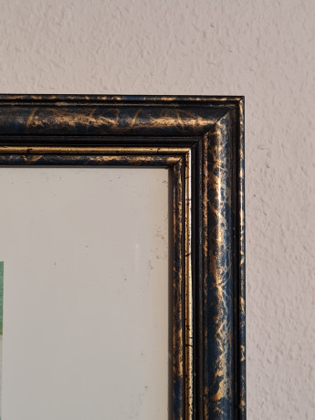 Картина винтажная Винсента Ван Гога, в деревянной раме, 75,5 x 65,5 см, Германия, 1960-70гг.