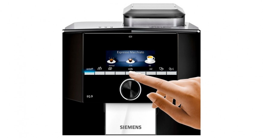 Siemens Siemens TI921509DE EQ.9 s100, Vollautomat schwarz/edelstahl  schwarz, edelstahl Siemens TI921509DE EQ.9 s100, полностью автоматический, черный/нержавеющая сталь