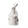 Hutschenreuther Hutschenreuther Hasenfiguren Hasenfrau mit Eiern - weiss glasiert h: 13,3 cm Фигурки кроликов Hutschenreuther женщина-кролик с яйцами - белая глазурь, высота: 13,3 см