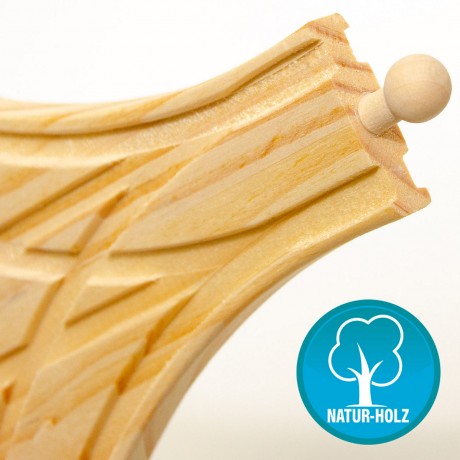 eyepower 2 weite Weichen fur Holzeisenbahn 1\/2 PCK 2 широких наконечника для деревянной железной дороги 1/2 шт.