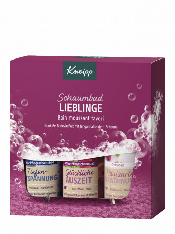 Kneipp Geschenkset Schaumbad Lieblinge, 1 Stueck, Kneipp подарочный набор Schaumbad Lieblinge из трёх пен для ванны, 1 шт,