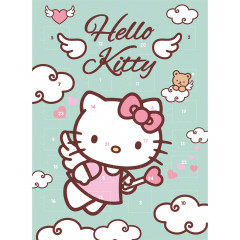 Hello Kitty Adventskalender, Hello Kitty шоколадный адвент-календарь 2026 «Hello Kitty на зимнем катке» с 24 фигурками из молочного шоколада, 75 г