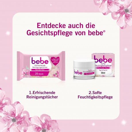 bebe Lippenpflege Perlglanz, 4,9 g, bebe бальзам для губ с перламутровым сиянием, маслом ши и экстрактом розы, 4,9 г