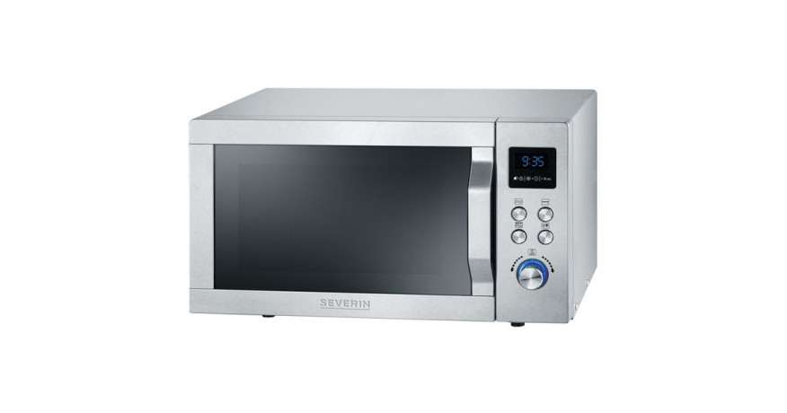 Severin Severin MW 7751, Mikrowelle edelstahl (geburstet)/silber, mit Grillfunktion edelstahl (geburstet)/silber Severin MW 7751, нержавеющая сталь для микроволновой печи (матовая)/серебристый, с функцией гриля