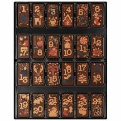 Weibler Geschenkpackung Adventskalender Zartbitter 200g, подарочный адвент-календарь из тёмного шоколада, 200 г