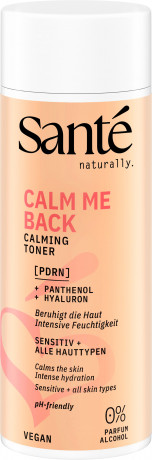 SANTE Calm Me Back Calming Toner, 125 ml, Санте Успокаивающий тонер Calm Me Back для чувствительной кожи лица, 125 мл