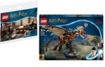 LEGO 2er Set: Harry Potter 30392 Hermines Schreibtisch - Polybag + Ungarischer Hornschwanz Набор из 2 предметов: стол Гермионы Harry Potter 30392 — полиэтиленовый пакет + венгерская рогатка