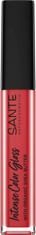 SANTE Intense Color Gloss 04 Sparkling Coral, 5.3 g, Санте Блеск для губ Intense Color Gloss, оттенок 04 Sparkling Coral, сияющий коралловый, 5,3 г