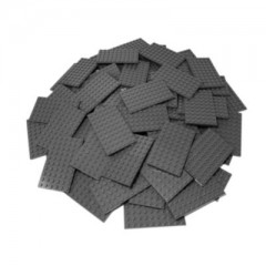 LEGO LEGO Bauplatten 6x10 Dunkelgrau  - Plate 3033 NEU - 5x Строительные пластины LEGO 6x10, темно-серые — пластина 3033 NEW — 5x