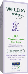 WELEDA Derma 3in1 Windelcreme Weisse Malve, 50 ml, Детский крем под подгузник Derma 3 в 1 с белой мальвой без отдушки и спирта, с рождения, 50 мл