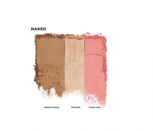 Urban Decay Stay Naked Threesome Aufhellende und Bronzing-Palette Farbton Naked 9.3 g Осветляющая и бронзирующая палитра