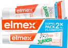 elmex Zahnpasta Kinder Junior 6-12 Jahren (2x75ml), 150 ml, Детская зубная паста Junior для укрепления эмали, 6–12 лет, 2 × 75 мл