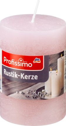 Profissimo Свеча декоративная 100/68 rosé, 1 шт