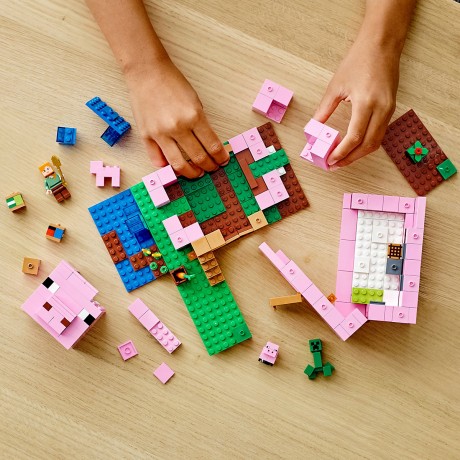 LEGO Minecraft 21170 Das Schweinehaus ЛЕГО Дом-свинья
