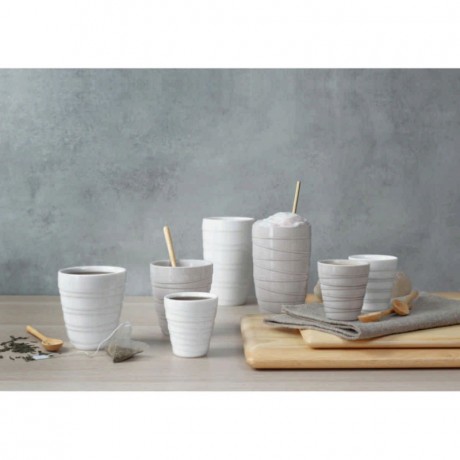 ASA SELECTION ASA Thermo Thermobecher Espresso Set 2-tlg. twisted weiss 0,08 L / h: 7 cm Набор термо-термо чашек ASA для эспрессо, 2 шт. скрученный белый 0,08 л/ч: 7 см