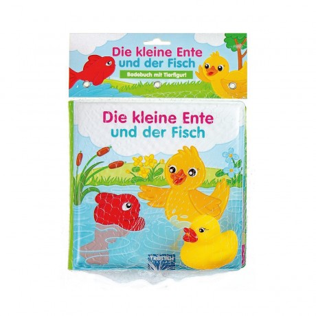 Trotsch Verlag Badebuch Die kleine Ente und der Fisch Банная книга Утенок и рыбка