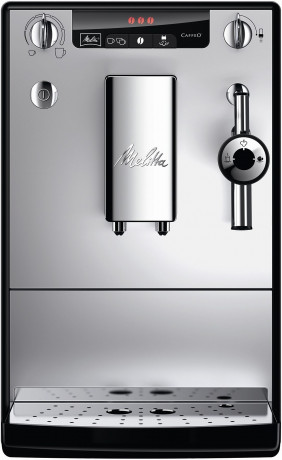 Melitta Melitta Kaffeevollautomat Solo  Perfect Milk E957-203, silber/schwarz, Cafe cremeEspresso per One Touch, Milchschheisse Milch per Drehregler  Полностью автоматическая кофемашина Melitta Solo Perfect Milk E957-203, серебристый/черный, кофе-крем-эсп