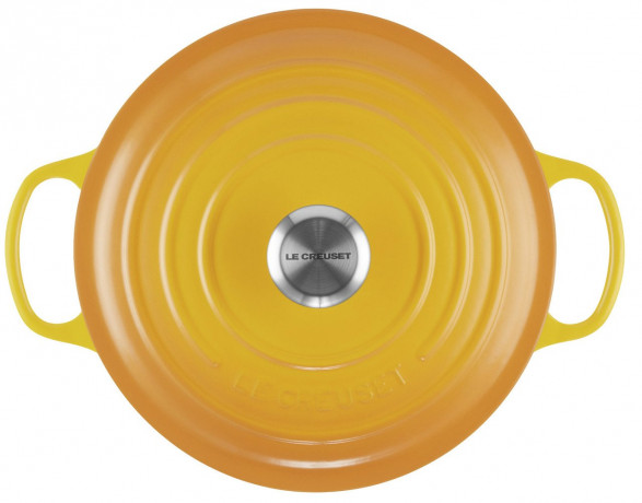 Le Creuset LE CREUSET Br\u00e4ter rund 26cm nectar SIGNATURE gold LE CREUSET выводок круглый 26см нектар SIGNATURE