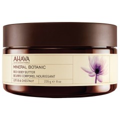 AHAVA (Ахава) Rich Body Butter Lotus &amp; Chestnut Bodylotion Pflege, 235 g