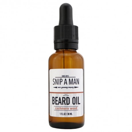 SNIP A MAN Beard Oil Cashmere Wood Масло для бороды Кашемировое дерево