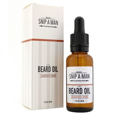 SNIP A MAN Beard Oil Cashmere Wood Масло для бороды Кашемировое дерево