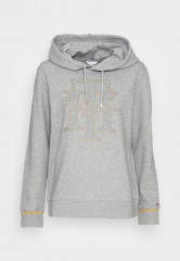 Tommy Hilfiger REGULAR CRYSTAL HOODIE Sweatshirt light grey heather REGULAR CRYSTAL HOODIE Свитер светло-серый вереск